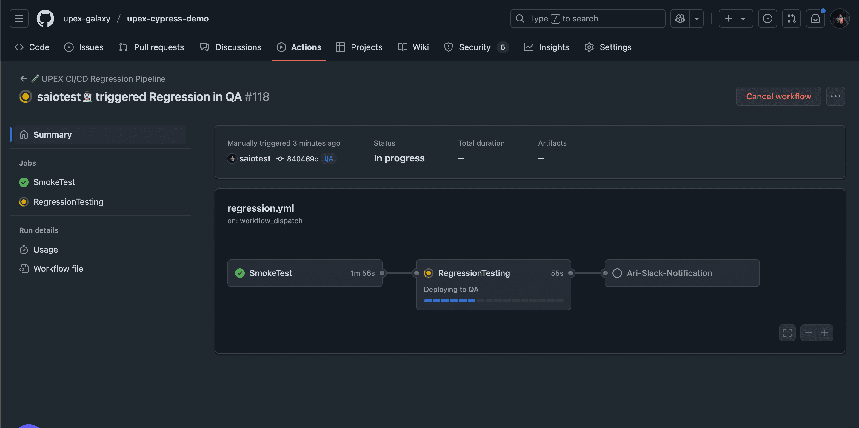 Github CI/CD Pipeline