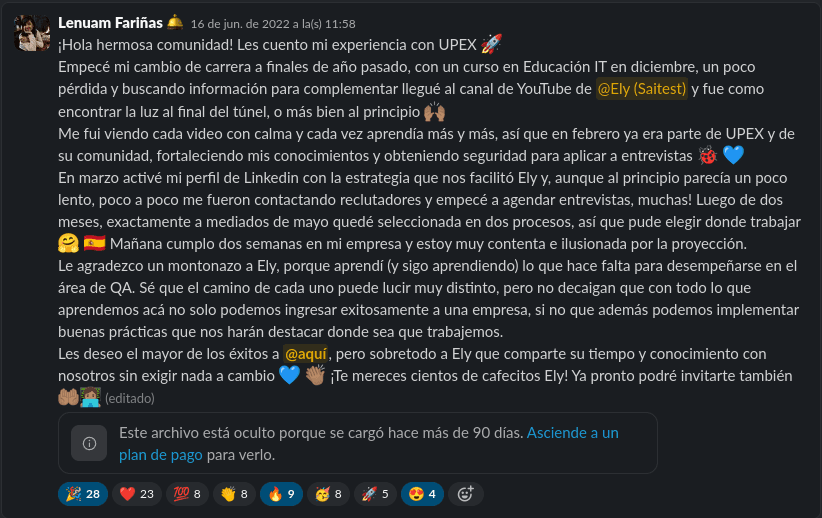 Lenuam Fariñas testimonial background